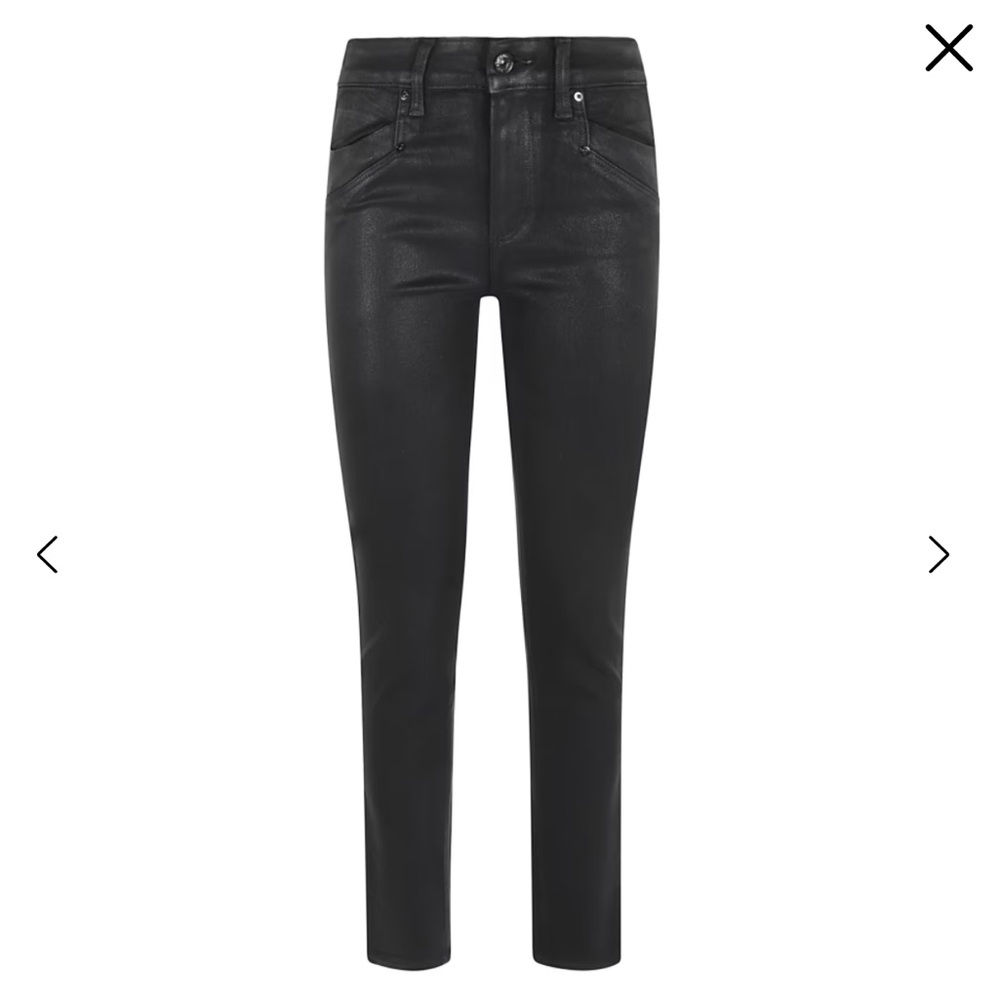 Paige Wax Skinny Jeans